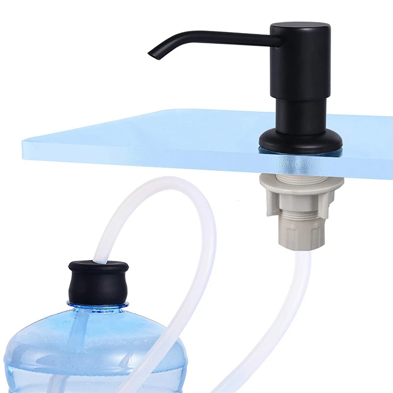 

Diy Soap Dispenser Pump & 47Inch Extension Tube No-Spill Kit for Home Kitchen Bathroom Sink of 25-38mm Mounting Holes CNIM Hot