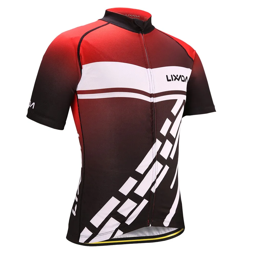 Men's Cycling Clothes Set Quick Dry Short Sleeve Bicycle Jersey Shirt Tops 3D Cushion Padded Riding Bib Shorts Tights Pants | Спорт и