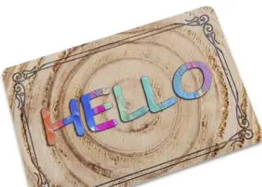 14 Прямая поставка деревянные серии коврик тонкий резиновый ковер Противоскользящий коврик для ванной коврик у входной двери коврик, напольный ковер - Цвет: 14