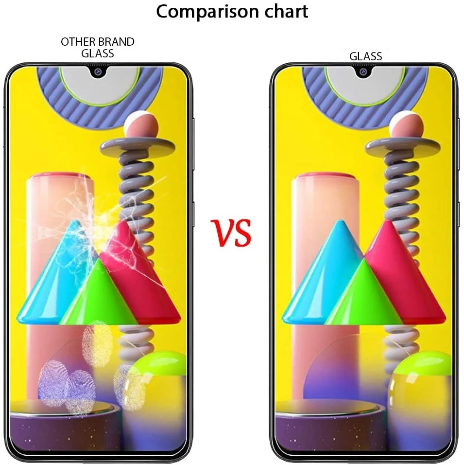 2 в 1 Защитное стекло для Samsung Galaxy A10 A20 A30 A50 A70 A80 A90 M30S S A51 камера задняя крышка