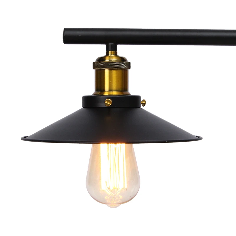 

A E27 Vintage Loft Retro Pendant Light 3 Heads Sconce Hanging Pulley Lamp Fixtures Restaurant Bar Home Decoration AC110-240V
