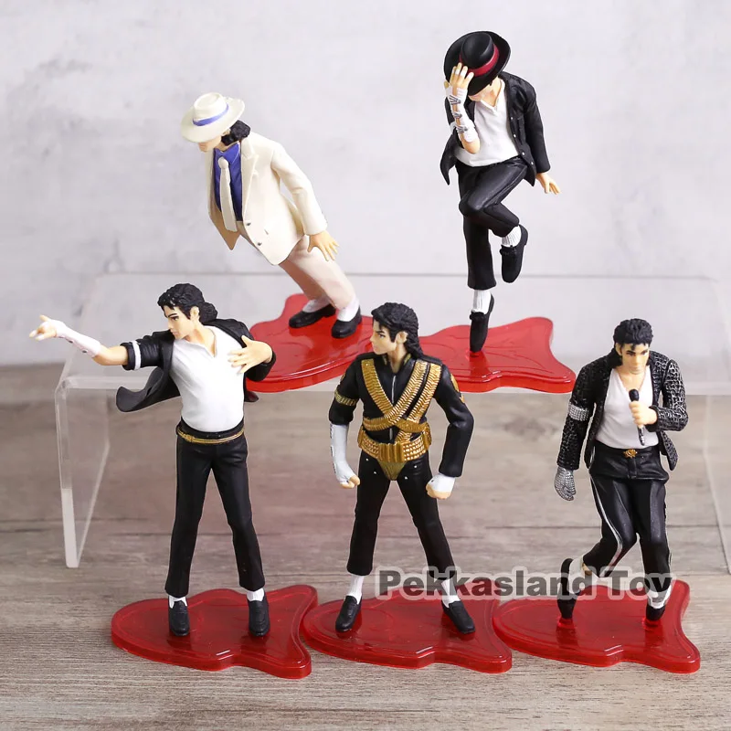 Экшн фигурка King of POP MJ из ПВХ коллекционная игрушка 12 см 5 шт./компл.|Игровые