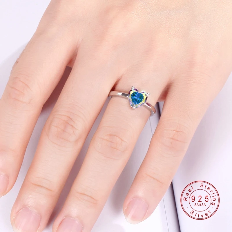 Европейские женские ювелирные изделия обручальные кольца с цирконом в форме