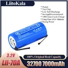 Аккумуляторная батарея LiitoKala Lii-70A 2020 в, 3,2, 32700 мАч, LiFePO4, 35 А, непрерывный разряд, максимум 55 А, аккумулятор высокой мощности + никелевые пластины, 7000