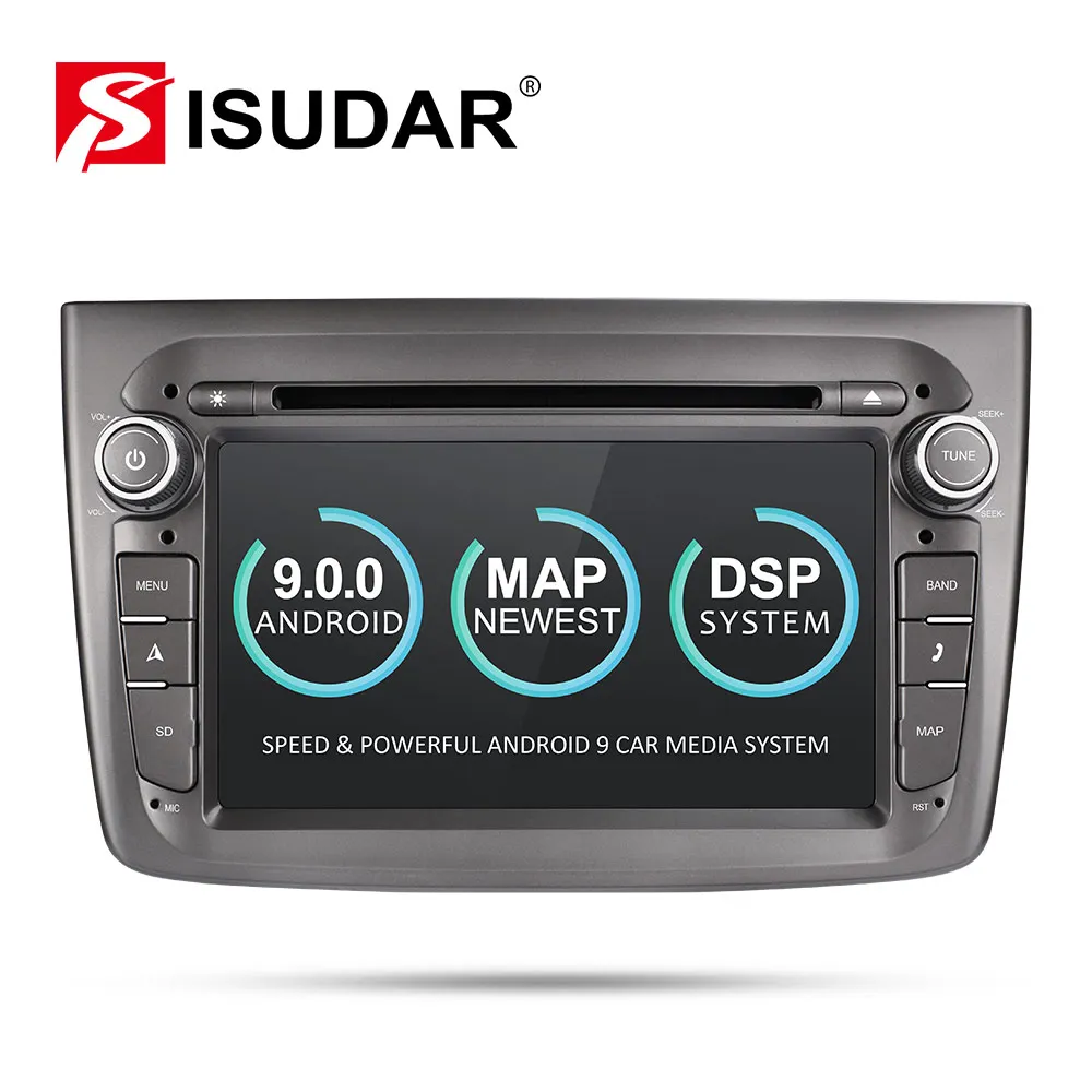 Isudar Android 9 Авто Радио 1 Din для Alfa Romeo Mito 2008-CANBUS Автомобильный gps Мультимедиа