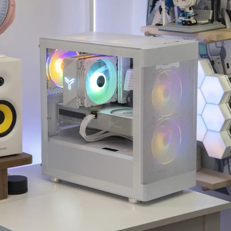 Белый игровой шкаф SAMA S1 для ПК чехол компьютера с водяным охлаждением 120/240 мм