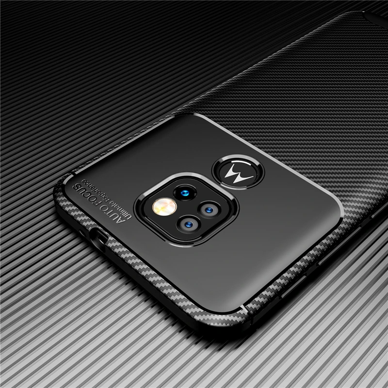 for motorola moto e7 plus case bumper silicone carbon fiber shockproof phone case for motorola e7 plus cover case moto e7 plus free global shipping