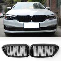 double line style bright black grille fit for bmw g30 g38 f90 m5