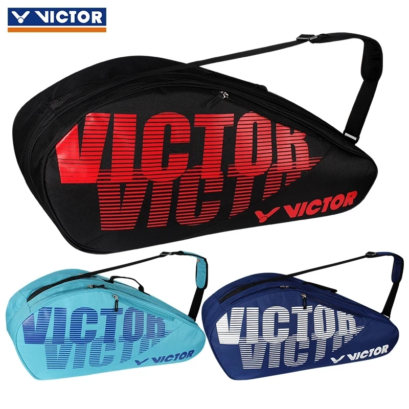 

Original VICTOR BR6213Tennis Racket Bag Large Capacity For Badminton Bag Sports Raquetas De Tenis Backpack For 12 Pcs Rakcet