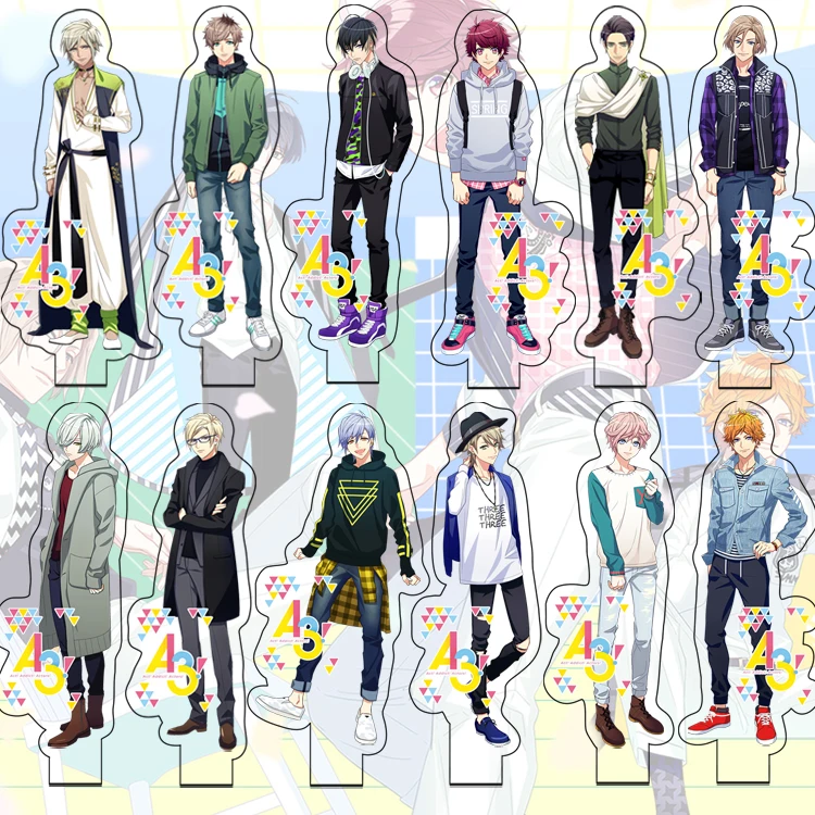 Аниме А3! Sakuma Sakuya Usui Masumi косплей мультфильм акриловая подставка пластина брелок