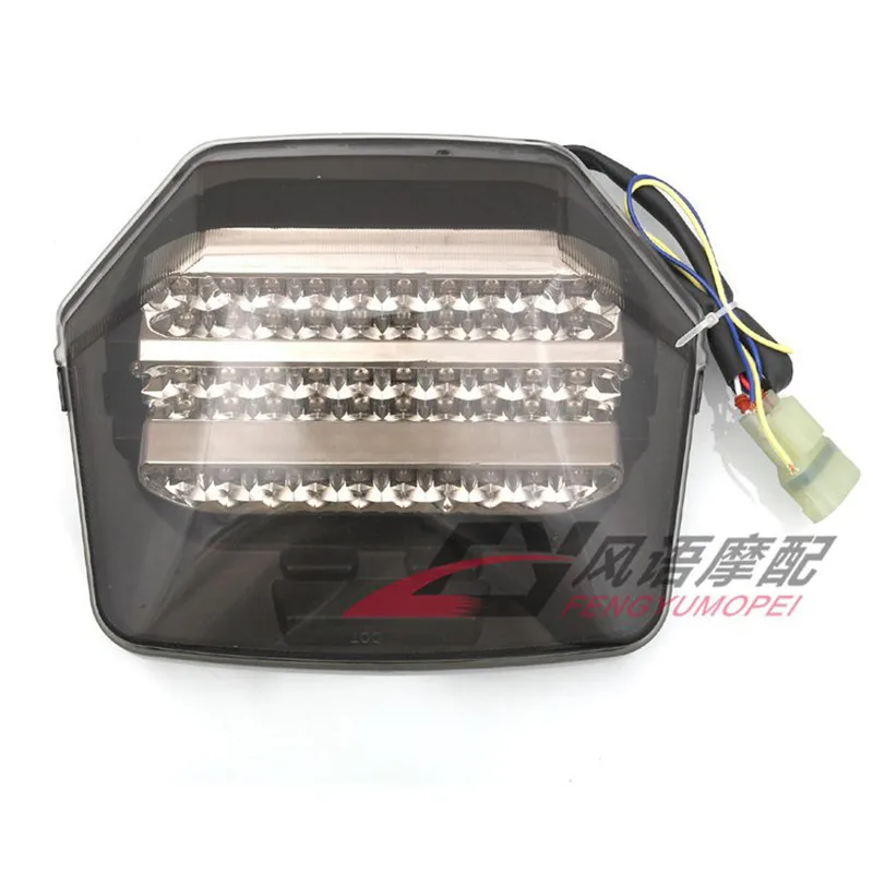 Настраиваемый светодиодный стоп светильник сигнал для мотоцикла задний фонарь