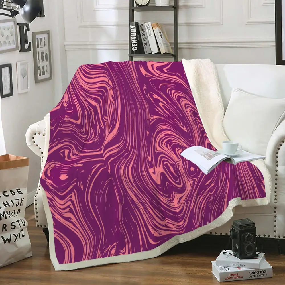 

Marble Blanket Red Marble Throw Blanket Rose Red Sherpa Fleece Blanket Kids Teens Plush Blanket Soft Cozy Bed Sofa Blanket