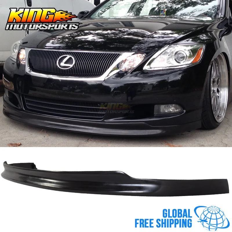 Подходит для 08 11 Lexus GS460 350 Sedan 4DR передний бампер губ Boddykit TTE style Global Бесплатная