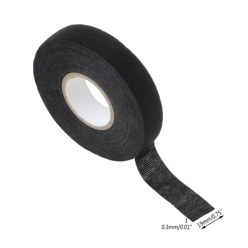 

1Pc 19mm Car Auto Wiring Harness Tape Adhesive Cable Protection