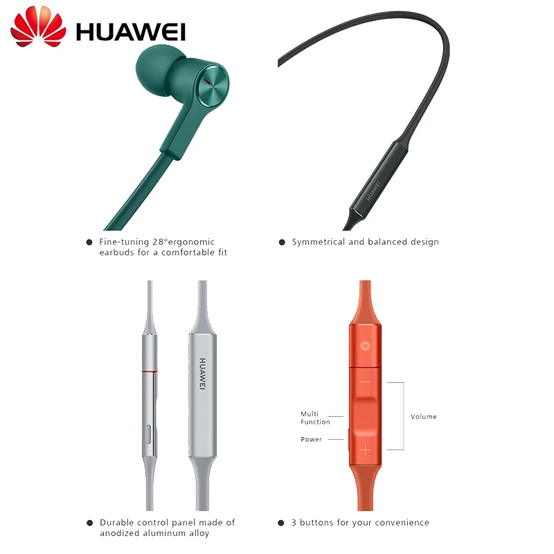 Оригинальные Bluetooth наушники huawei FreeLace CM70 Спортивные Беспроводные