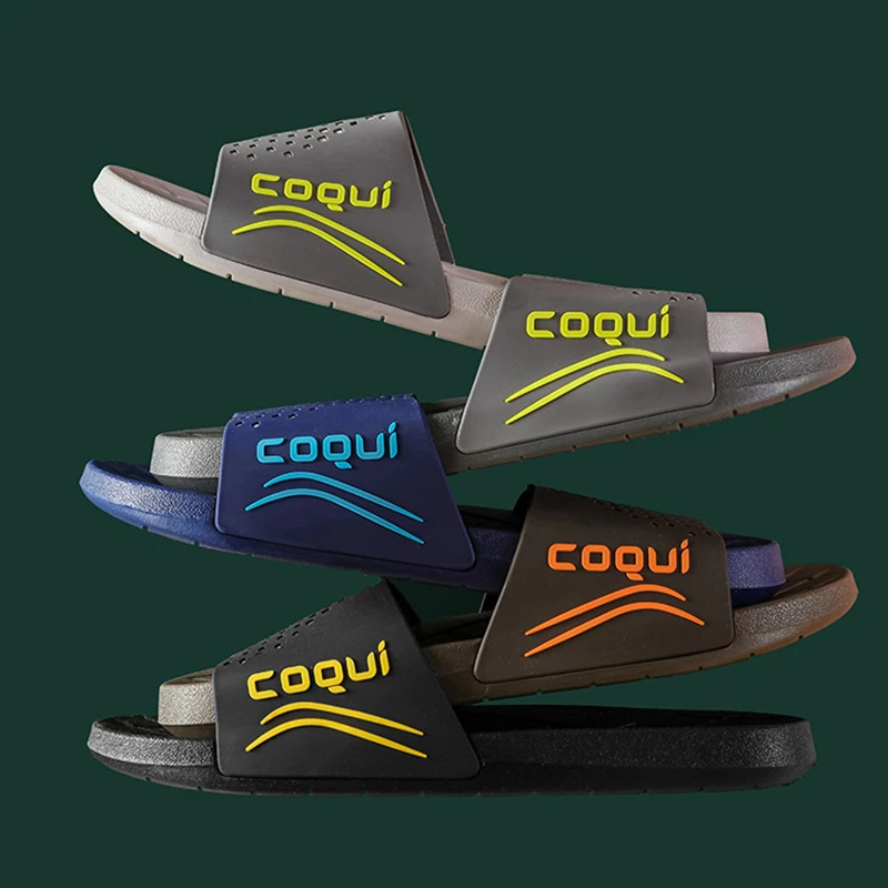 

Indoor Slippers for Men Non-slip Bathroom Slippers Unisex Soft Hotel Beach Slippers Household Summer Shoes 2021
