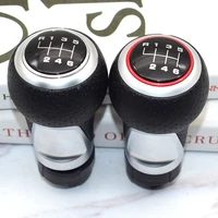 anzulwang 12mm 2 types 5 6 speed gear shift knob for audi a4 s4 b8 8k a5 8t q5 8r s line 2007 2015 manual leather red line