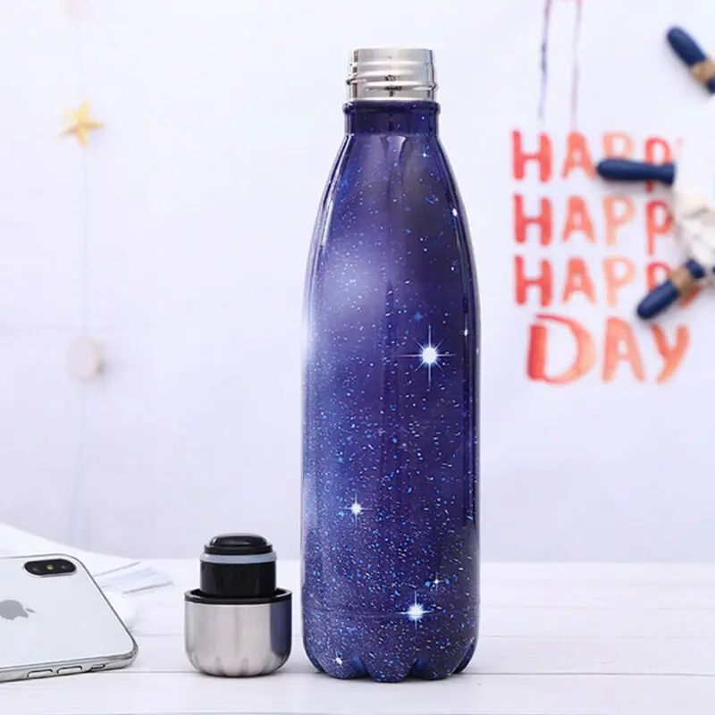 500 мл модный термос с креативным рисунком чашка для путешествий чая кофе воды