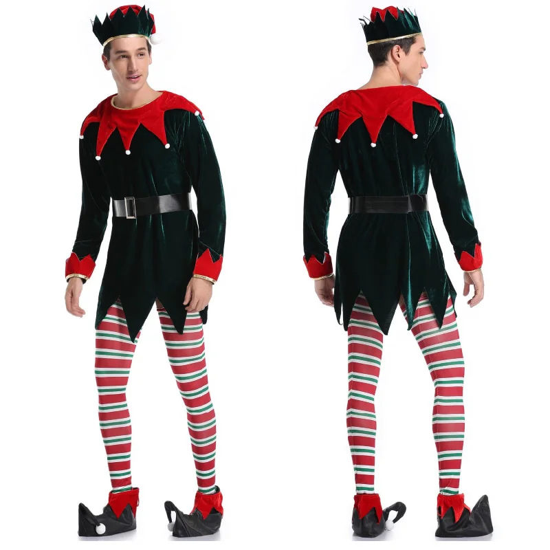 

New Christmas Outfit Parent-Child Adult Male Performance Christmas Eve Bar Couples Clothing