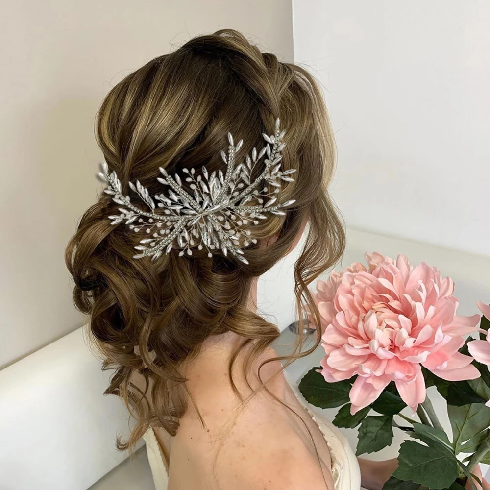 

TRiXY H287 Rhinestone Headdress Bridal Headpiece Wedding Hair Accessories Bridal Headwear Wedding Tiaras Women Hair Jewelry