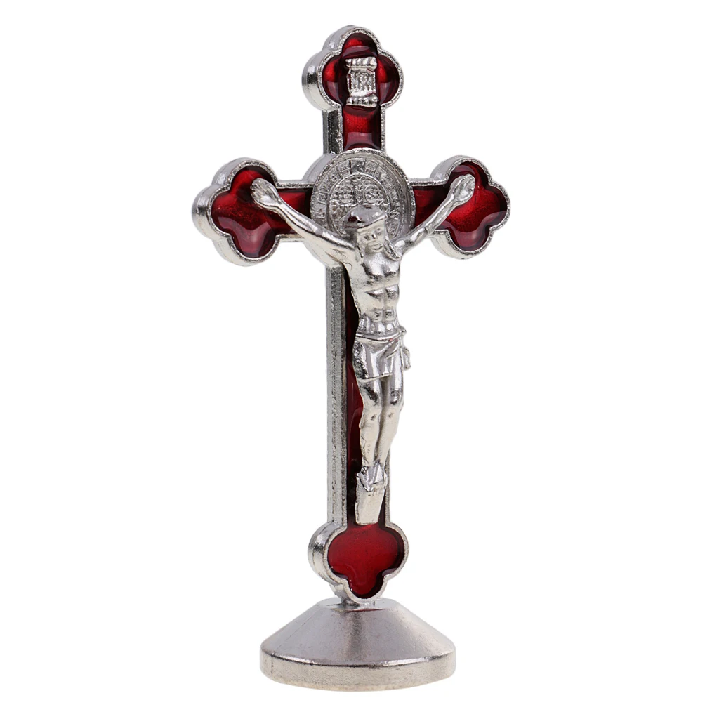 

Cross Crucifix Figurine Home Decor Catholic Accessory Religion