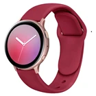 Ремешок силиконовый для Samsung Active 2, браслет для Galaxy watch 3 4145 мм Gear s3 46 мм, Huawei watch GT2, 20 мм 22 мм 40 мм44 мм