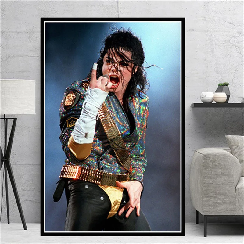 Michael Jackson Rip Musician King Star Canvas Painting Posters And Prints Wall Art Picture Nordic Decoration Home Decor Quadro