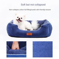 new autumn winter pet dog sofa bed mat four seasons kennel cat kennel mat removable double sided square dog mat dog accessories