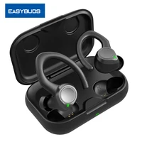 easybuds tws bt5 1 ear hook earphones wireless hifi headphone heavy bass waterproof sport headset 500mah handsfree with mic