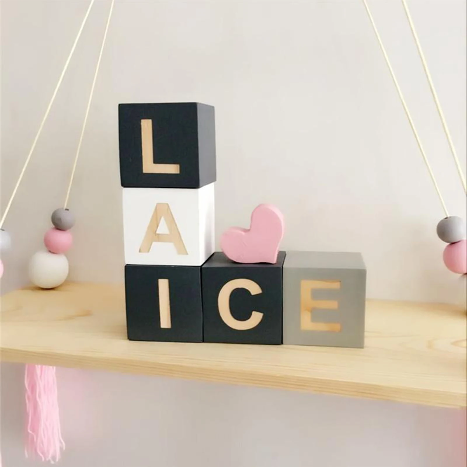 

Log Color Square Wooden Blocks Handmade Building Block Toys Model Making Craft