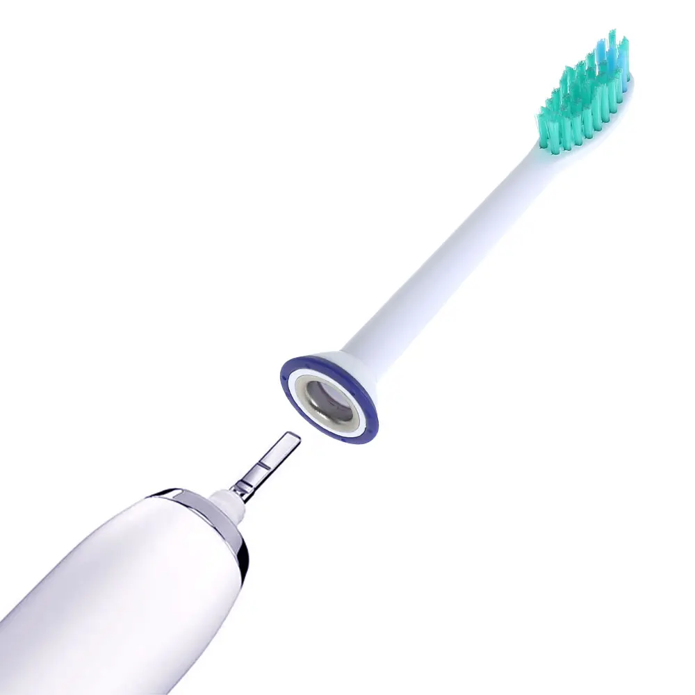 

4pcs Replacement Brush Heads Compatible for Electric Sonic Toothbrush Philips HX6011 HX6013 HX6014 Models Oral Dental Care