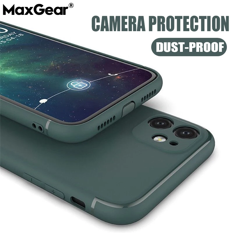 Простые Матовые чехлы для телефонов iPhone 11 Pro XS MAX XR X мягкая задняя крышка из ТПУ 8 7 6