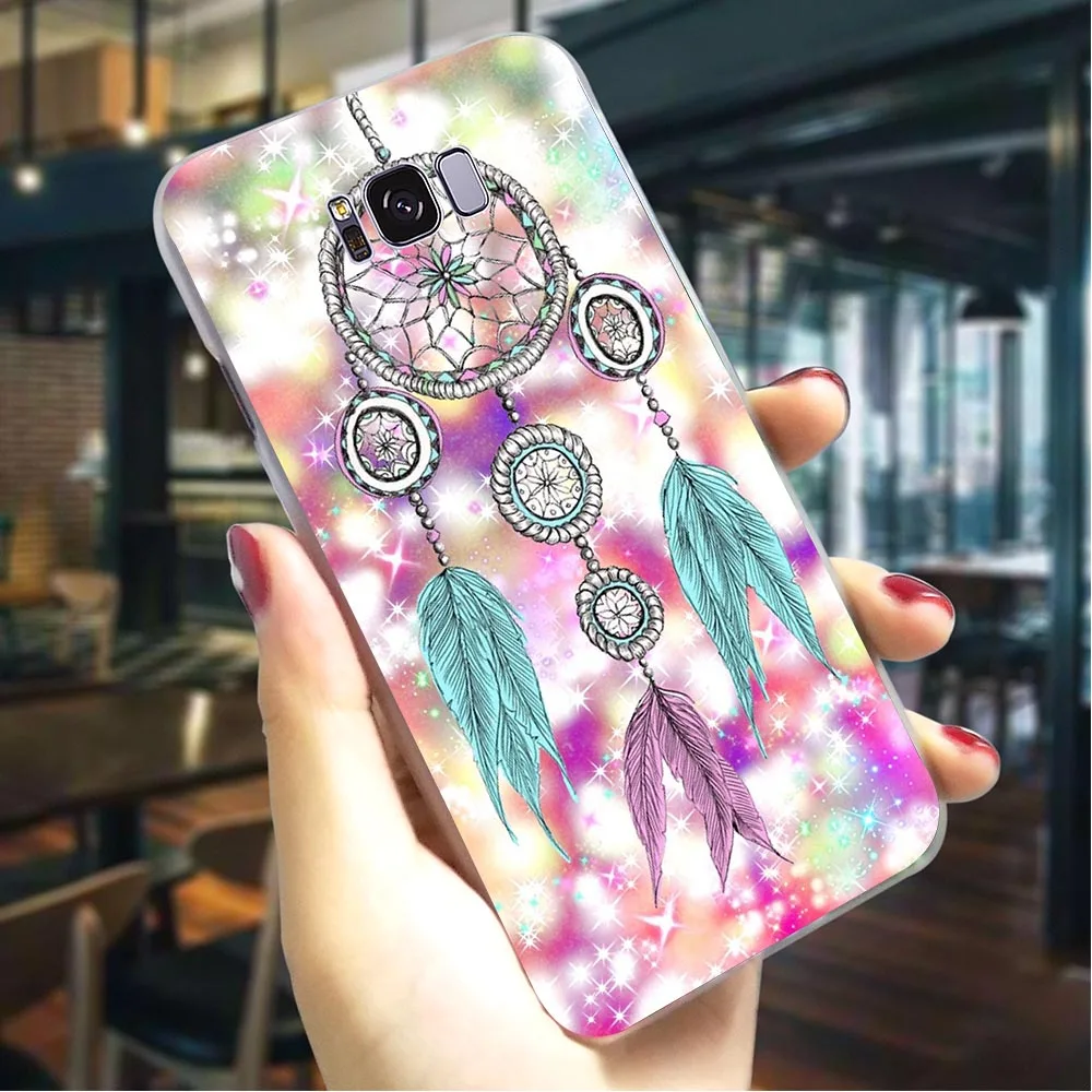 Жесткий чехол разноцветный в стиле ретро для телефона Galaxy M40 Case A3/A5 A6 A8 Plus/A7 A9 2018 A10