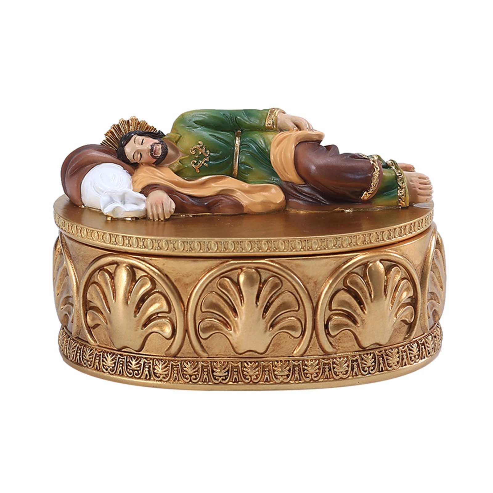 

Коробка для хранения статуй, шкатулка для ювелирных изделий с крышкой, бусины, сувениры, ожерелье для украшения дома, красивая и полезная