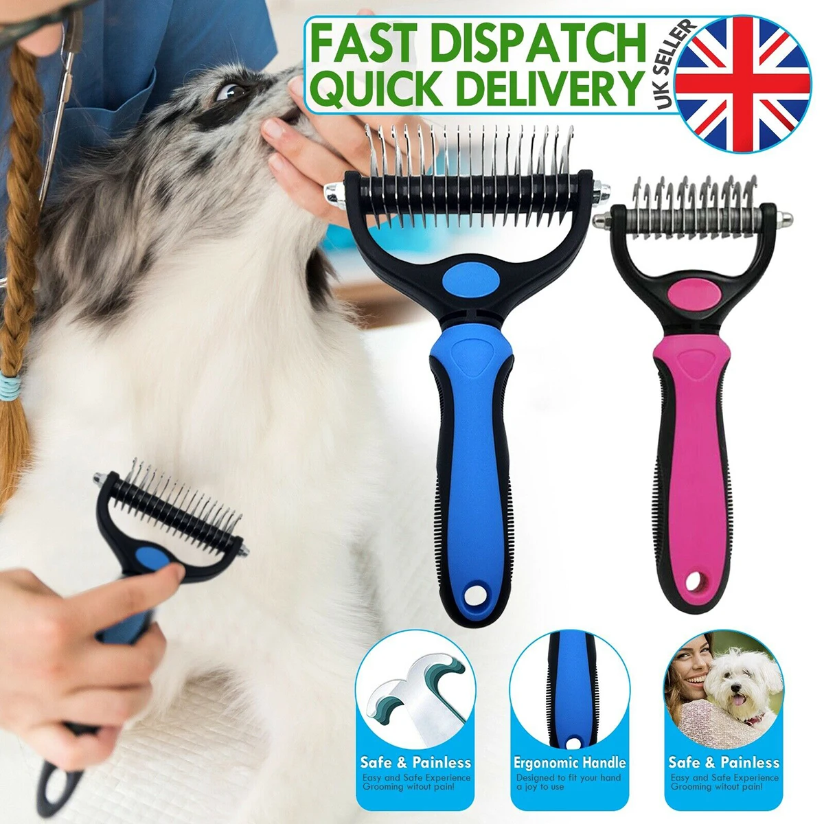 Расческа для домашних животных расческа вычесывания шерсти у собак кошек