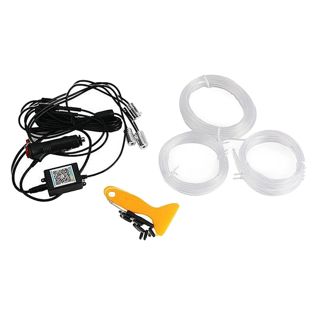 

Light Tubes RGB Interior LED Strip Lights with App Controller for Tesla Model 3, Model Y