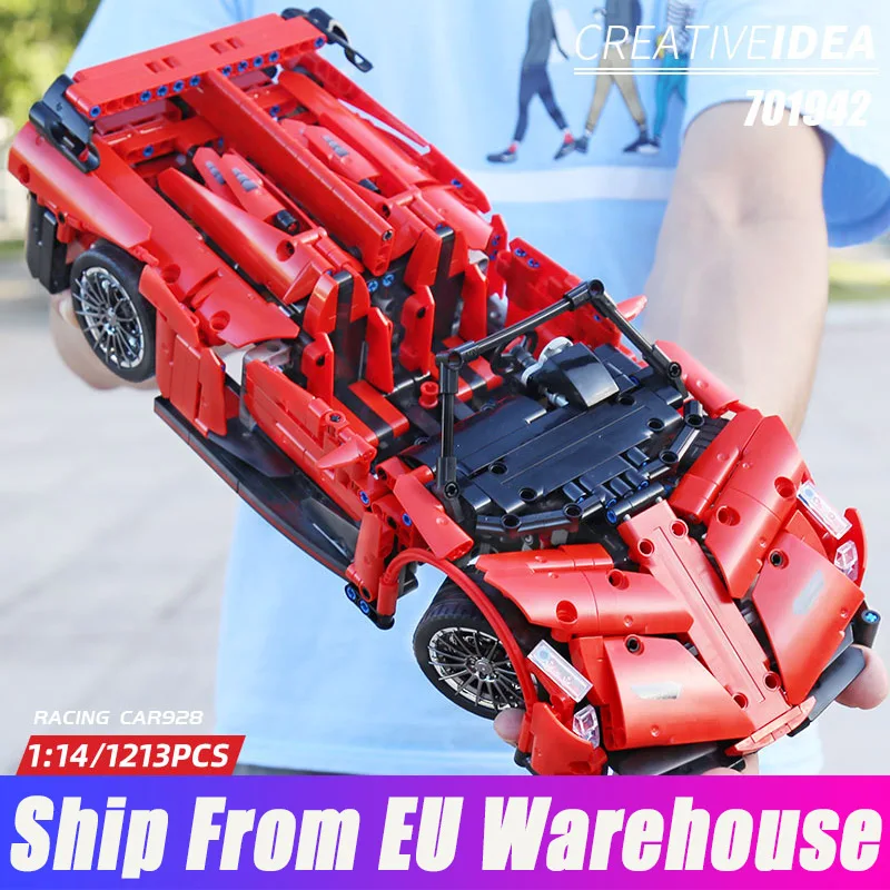 Ешина 1:14 высокотехнологичного автомобиля MOC 10559 Lamborghinisd Venenosd Roadster гоночный