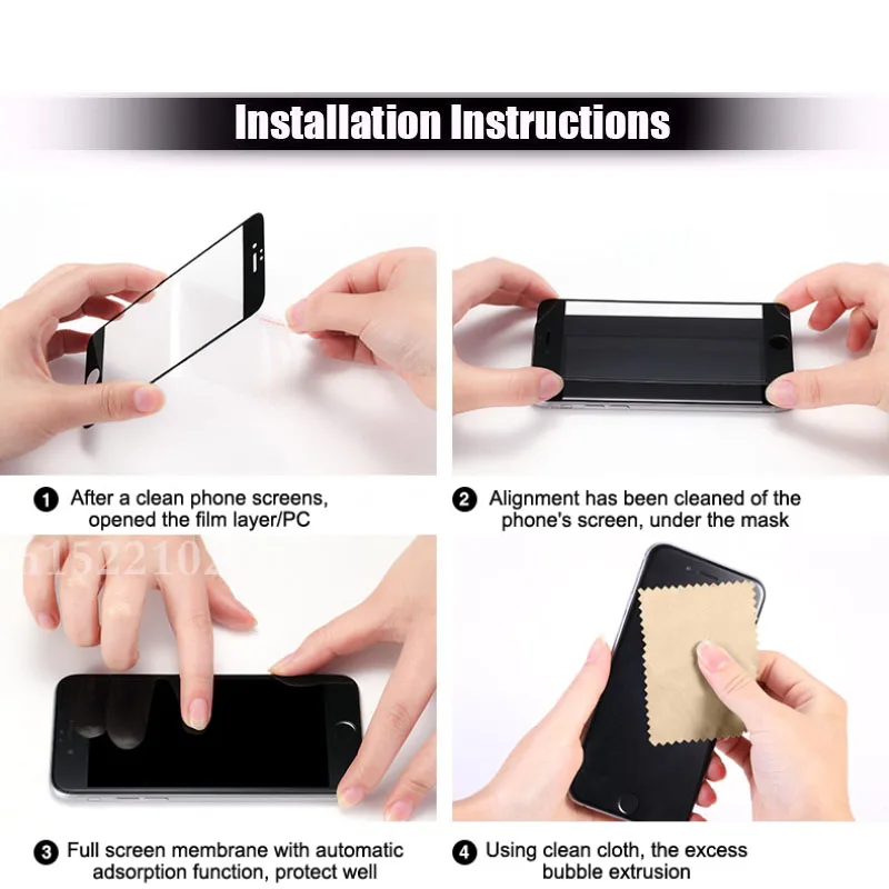 Защитное стекло для Lenovo ZP/ Z6/ Z6 Pro/ Pro5G/ K6 Enjoy/Z6 Youth Edition полное покрытие экрана.