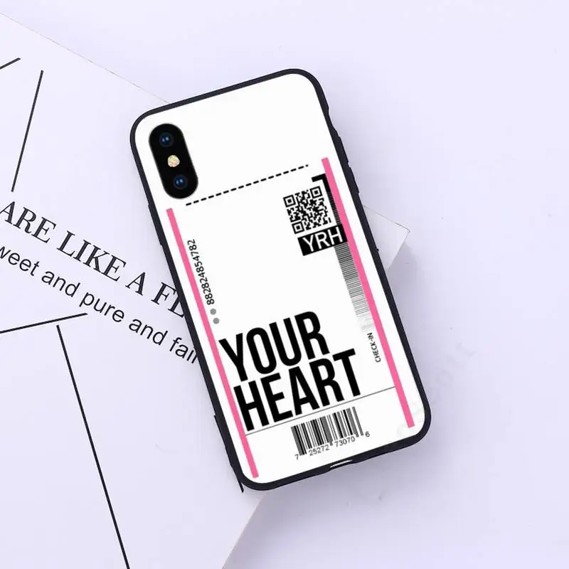 

Air Tickets World travel Phone Case for iPhone 11 12 pro XS MAX 8 7 6 6S Plus X 5S SE 2020 XR