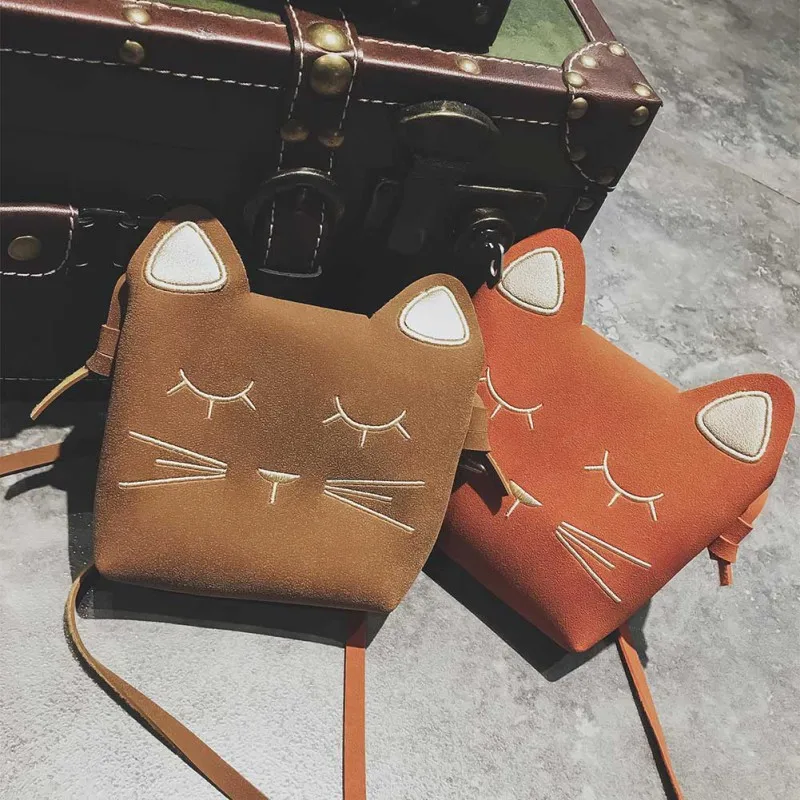 Милые плюшевые рюкзаки, игрушки, кошки, мини-сумки для девочек, сумки-мессенджеры, стиль принцессы, Детские кошельки