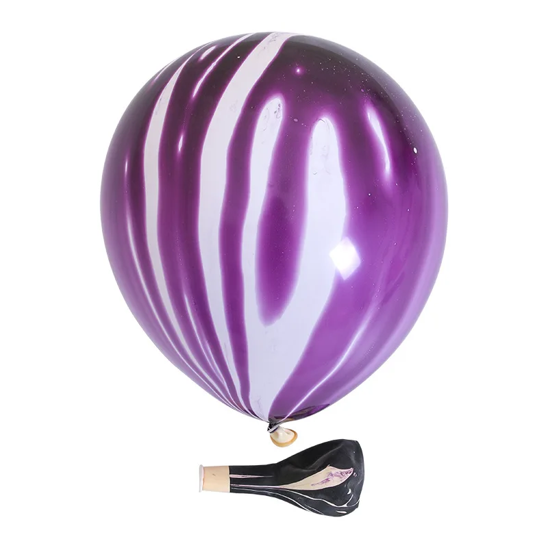 purple 30 шт. 12 дюймов мраморные латексные шары радужные мраморные шары для свадьбы Детские воздушный шар для вечеринки на день рождения рождественские украшения - Цвет: purple