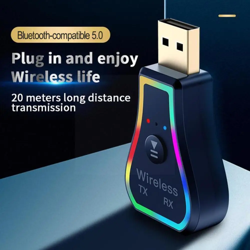 

Беспроводной usb-адаптер Bluetooth 5,0 для компьютера Bluetooth-совместимый ПК адаптер приемник 5,0 Bluetooth USB Bluetooth Q9L7
