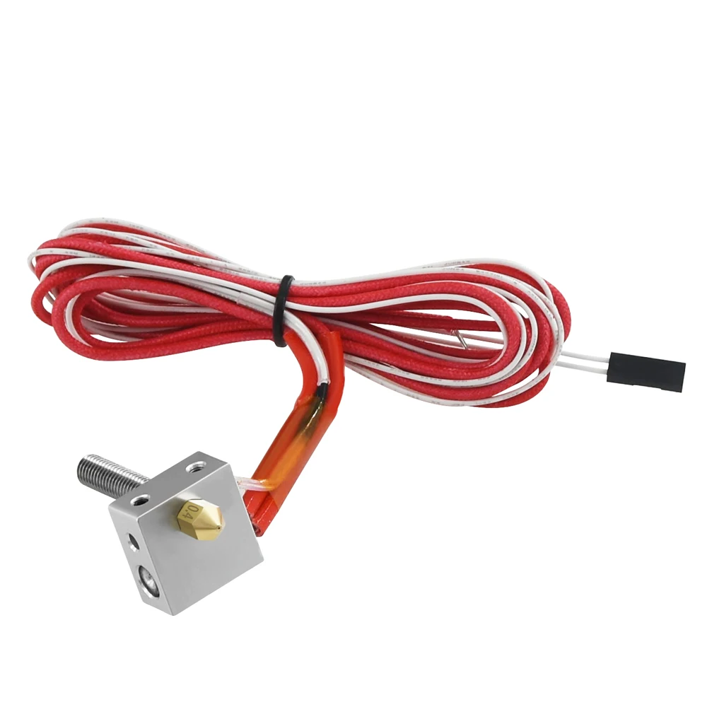 DIY Hotend комплект сопла MK8 горло экструдера обогреватель 1 75 мм/0 4 мм Экструдер
