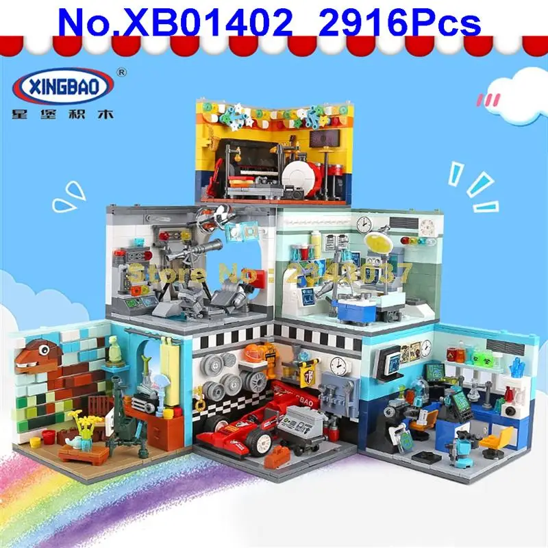 Xb01402 2916 шт. строительный дом мечты будущего 6 строительных блоков игрушка|Блочные