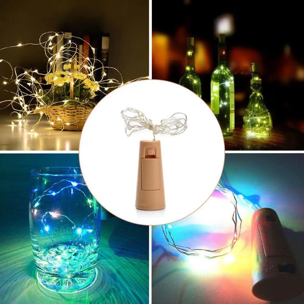 Новогодняя гирлянда с 8 светодиодный одами сказочный светильник Сосновая