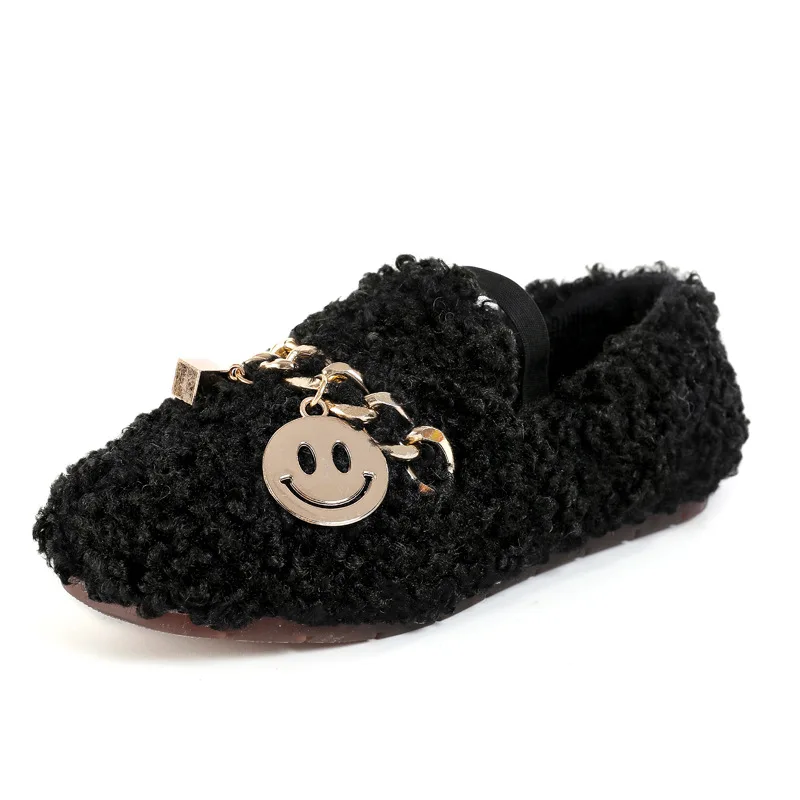 JUSTSL Осенняя новая детская хлопковая обувь для маленьких девочек сохраняющая