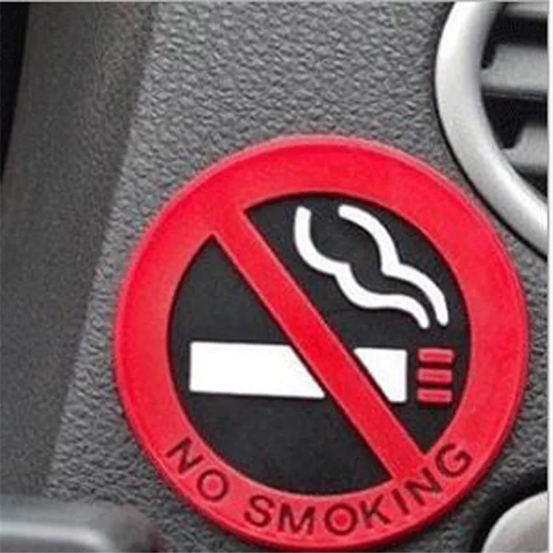 5 шт. универсальный резиновый знак для курения предупреждающая эмблема наклейка