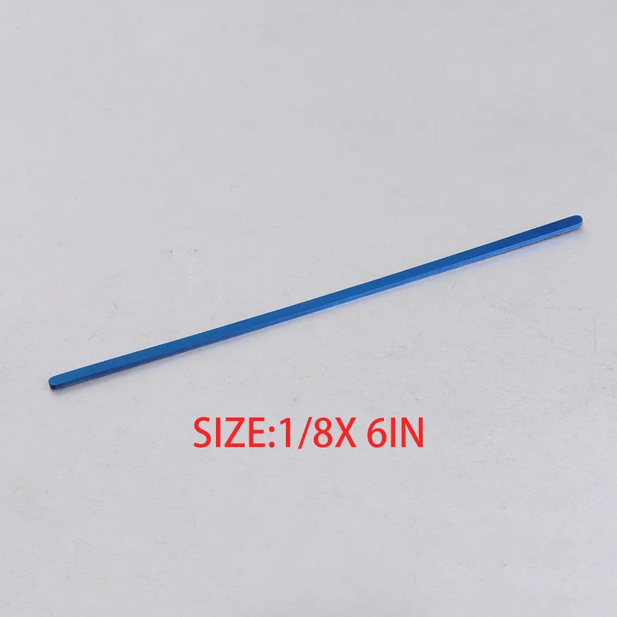 0.125inx6in blue Fnixtar DIY C Открытый Браслет-манжета материал зеркальная полировка нержавеющая сталь прямоугольная подвеска-заготовка 1/4*6 дюймов(6x152 мм) 10 шт./лот - Окраска металла: 0.125inx6in blue