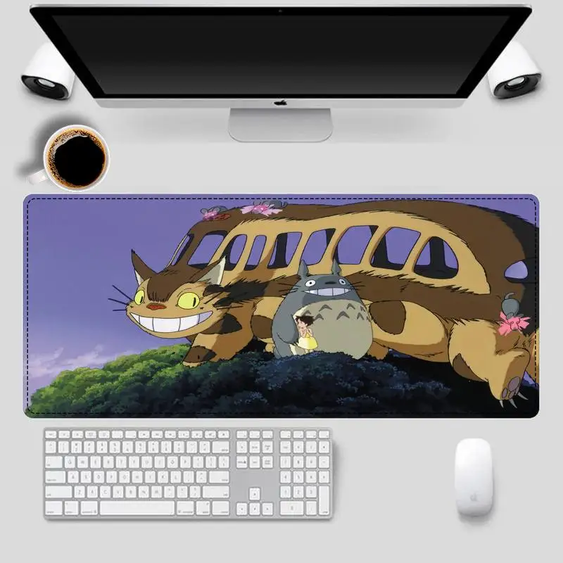 

Cartoon Totoro Gaming Mouse Pad PC Laptop Gamer Mousepad Anime Antislip Mat Keyboard Desk Mat For Overwatch/CS GO