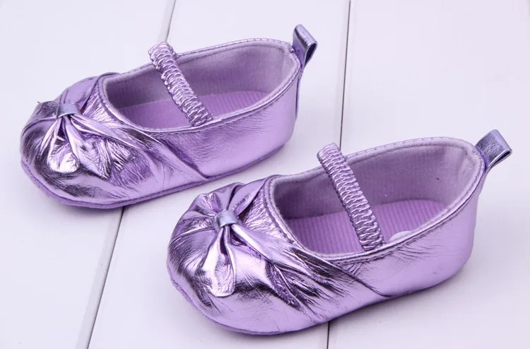 

Cute Baby Shoes Children Shoe Noble Bow Princess Soft Sole Baby Shoe Girls 3 Size 2 Color To Choose